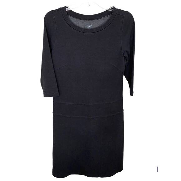 Women's Toad&Co Horny Toad 3/4 Sleeve Knit Casual Dress Gray Black  Medium - Picture 8 of 8